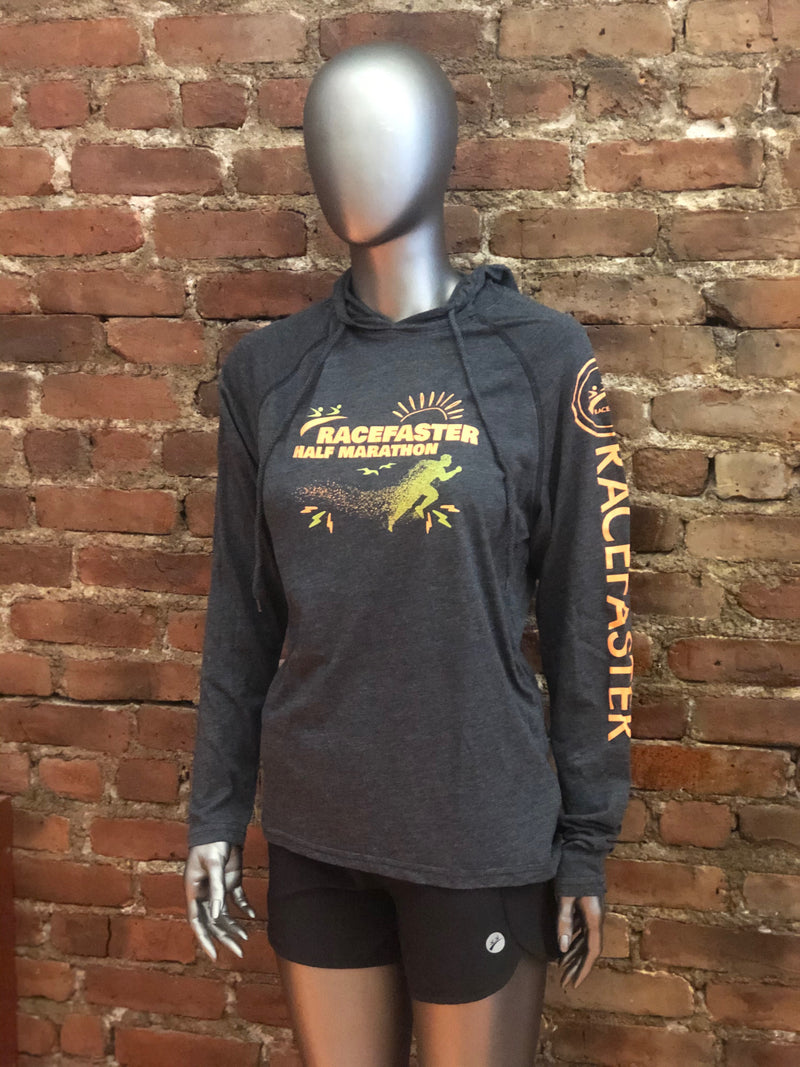 Women's Racefaster Half Marathon 2020 Hoodie - Grey