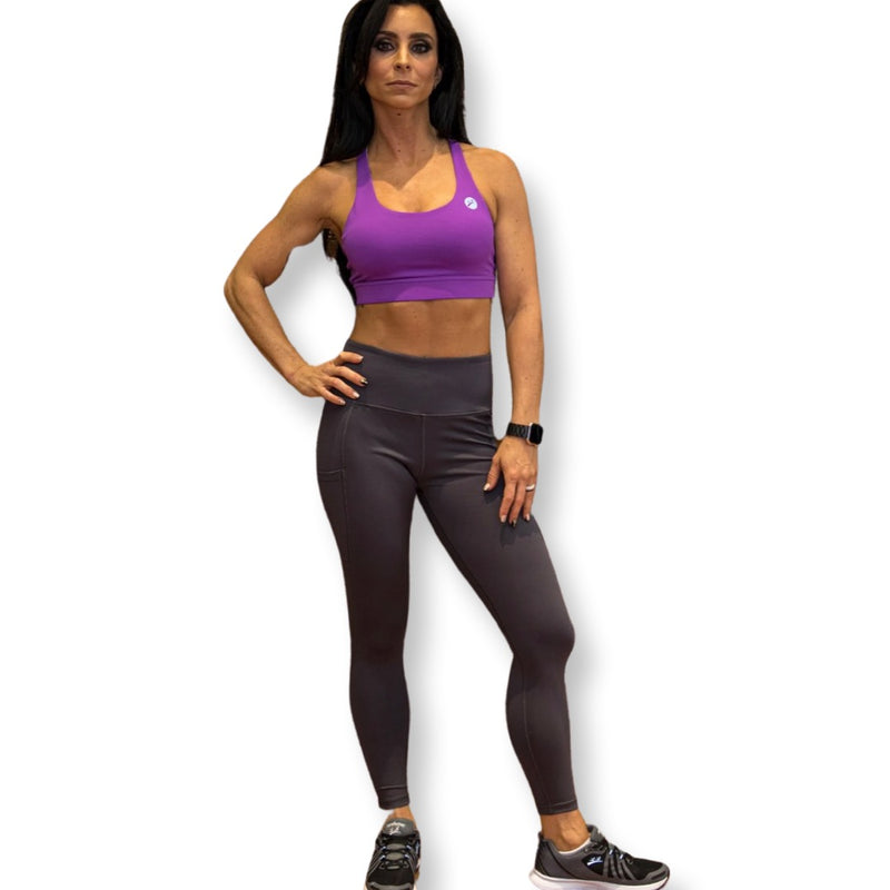 Maple Sports Bra - Grape