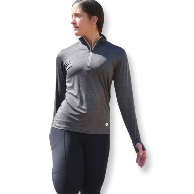 Orchard Half Zip - Gunmetal