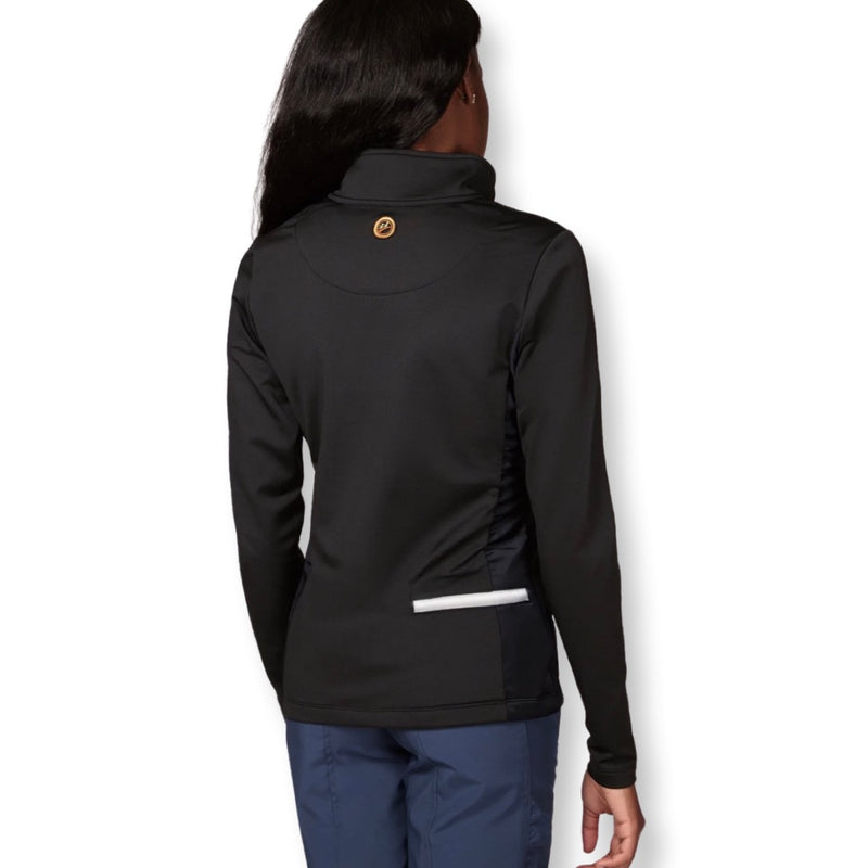 Arcadia Micro Fleece Lined Half Zip - Black