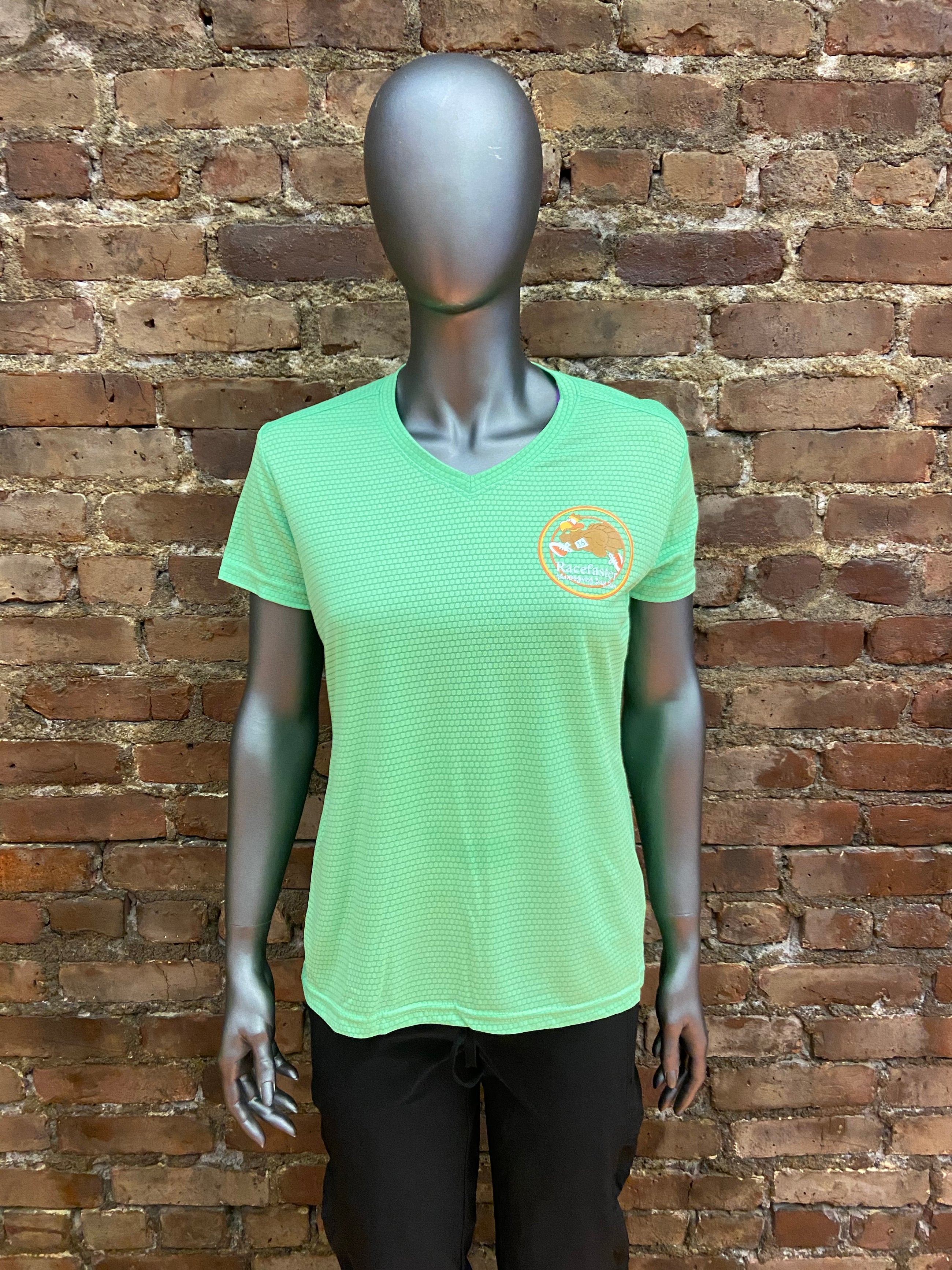 Women's Racefaster Thanksgiving 5K 2020 Tee - Green