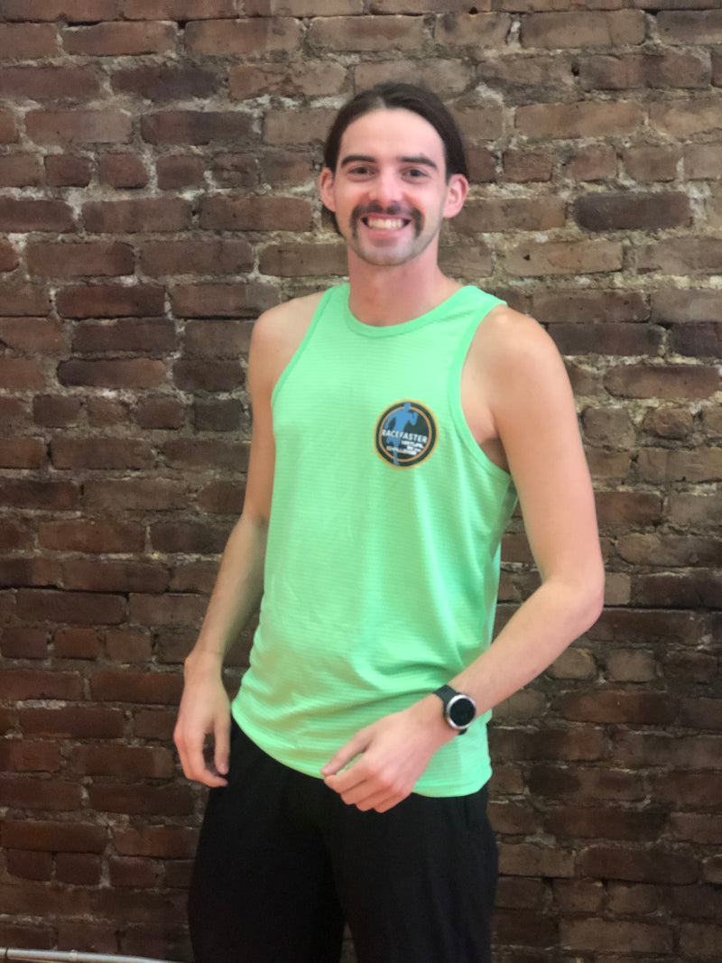 Men's Racefaster Virtual 5K and Challenge Singlet - Green