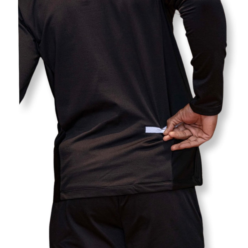 Sterling Micro Fleece Lined Half Zip - Black